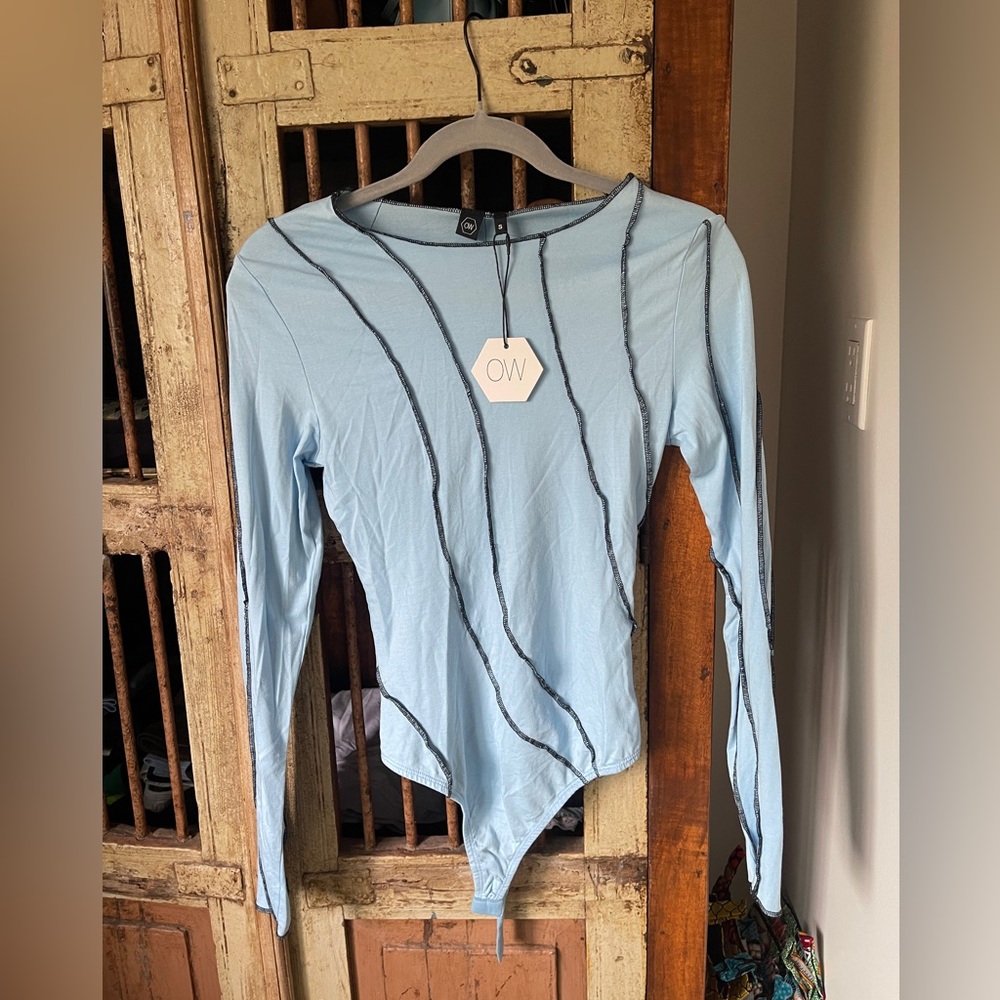 OW Collection Heat Bodysuit in Blue